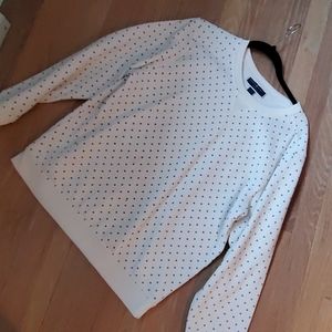 Polka dot sweatshirt